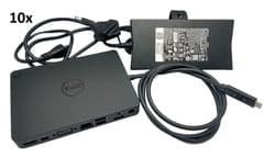 10x Dell Station WD15 Usb-C Type C K17A 05FDDV & 130W AC Adaptateur 19.5V 6.7A