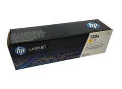 HP 128A Yellow LaserJet Toner Cartridge (CE322A)