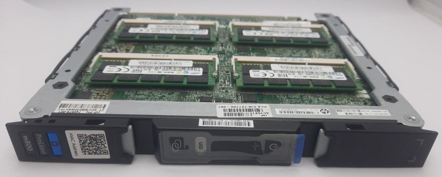 Server Rear Cartridge HPE ProLiant m800 Server Cartridge Untested