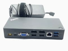 Lenovo ThinkPad USB-C Dock DK1633 - Lenovo Dock with Power Adapter