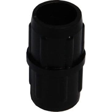 1.25in Black Plastic Handrail Connectors