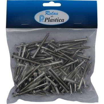 100 S Steel No 10 x 2in Self Tapping Screws