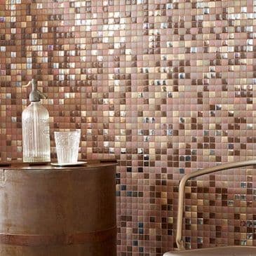 Metallic Glass Mosaic Tiles