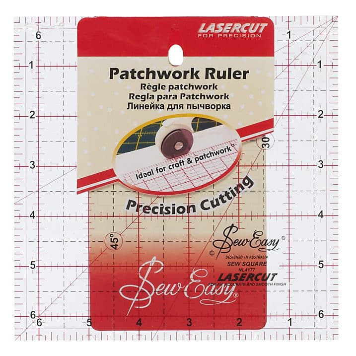 Sew Easy Patchwork Rule 6 5" x 6 5