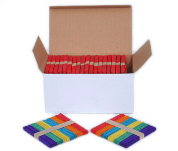 1000 Small Coloured Lolly Stick - CLEARANCE PRICES