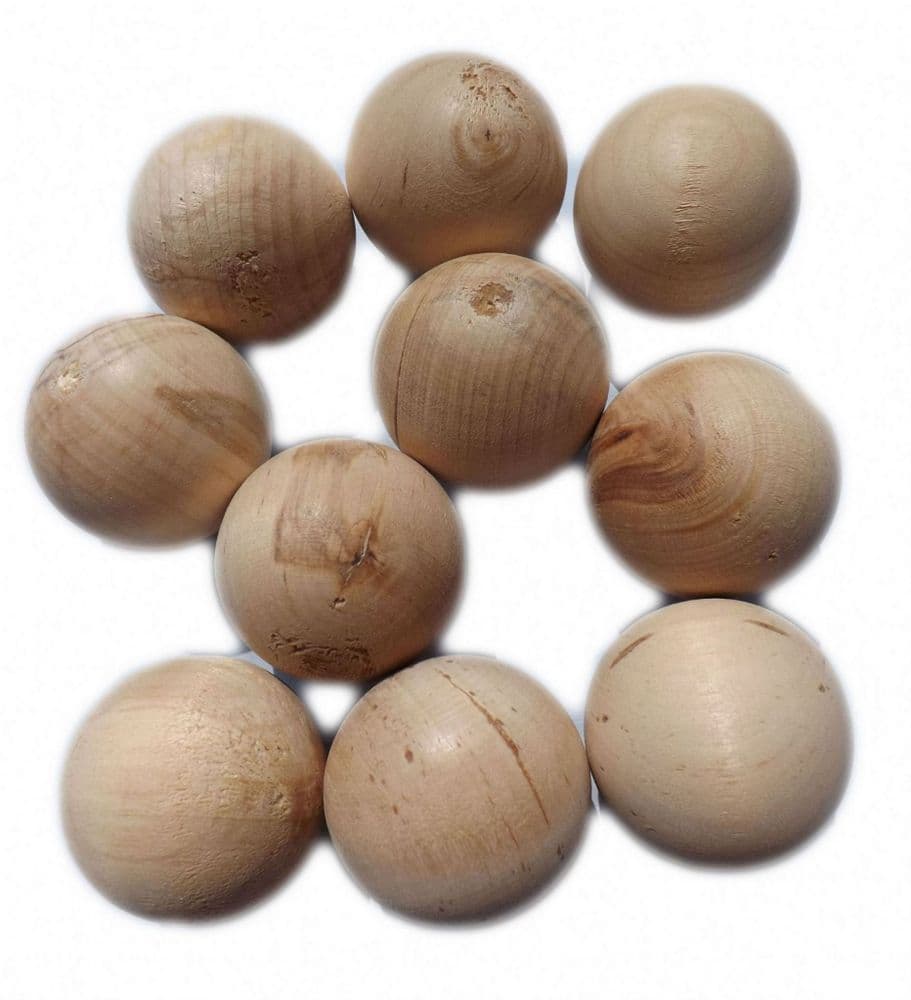 20mm Bulk Packs; Birch Hardwood Wooden Balls for art / craft