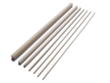 30cm Birch Hardwood Dowels  Bulk Packs of 1000