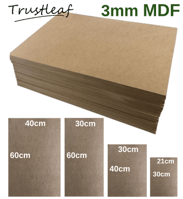 3mm 'Value' MDF sheets