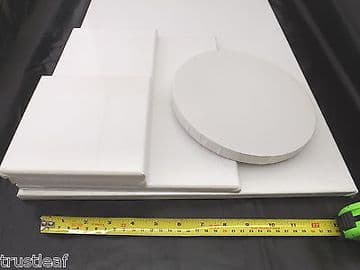 5 pack primed stretched canvas