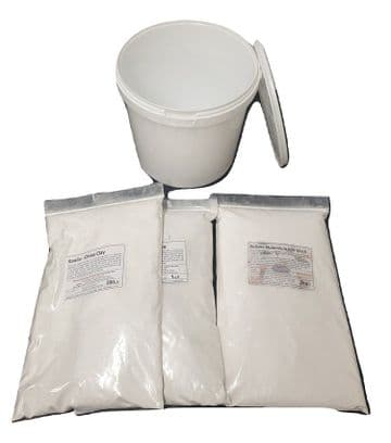 7kg Alumina Batt / Kiln wash with Kaolin (4:3) Inc Mix Tub for Ceramic Pottery