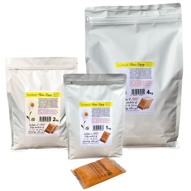 Flower Drying Silica Gel Crystals with FREE Orange indicator