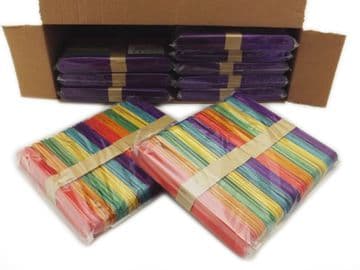 Jumbo Coloured Lolly Sticks - CLEARANCE PRICES