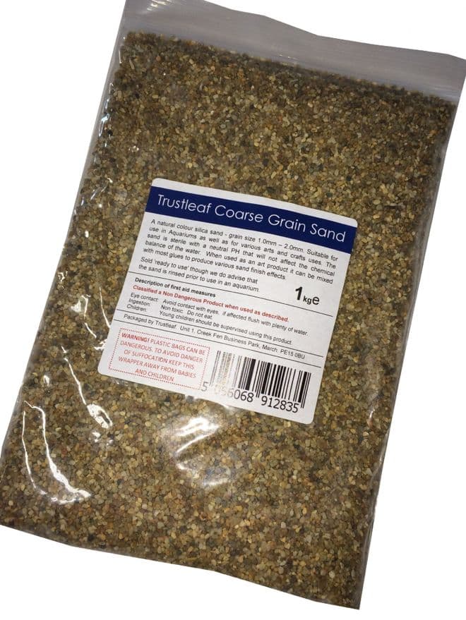 Natural Colour COARSE 1-2mm Silica Sand