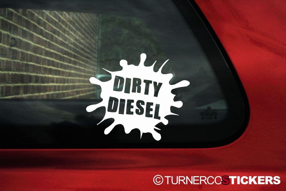 Dirty Diesel funny sticker / decal Ideal for VW Bora Lupo golf Mk4 ...