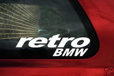 Retro BMW sticker For BMW E30 E21 E34 e36 e32 e31 m635 csi M3 M5 E28 ...