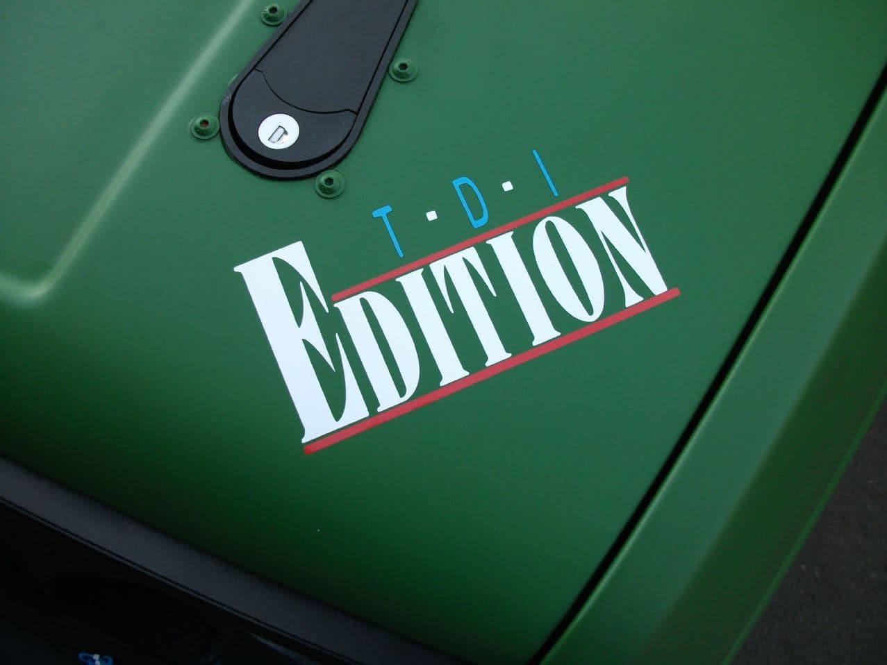 TDI Edition sticke r /DecalFor VW Lupo 3L Polo Caddy TDI T4 Turbo ...