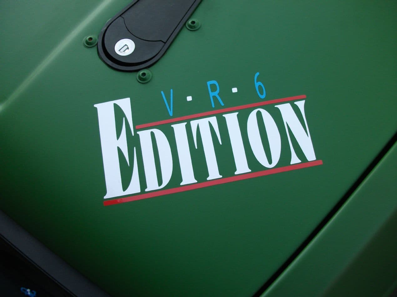 VR6 Edition sticke r / Decal For VW Golf Mk3 VR6 /Vento Jetta mk3 ...