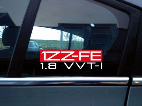 1ZZ-FE VVTi engine code sticker - for Toyota celica GT (T230) 7th gen 1ZZ | C68