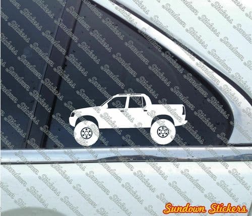2 Lifted offroad truck stickers for Ford Explorer Sport Trac 1st gen 2001–05 T60