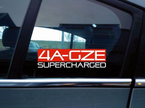 2GRFE Supercharged sticker for Toyota / Lexus
