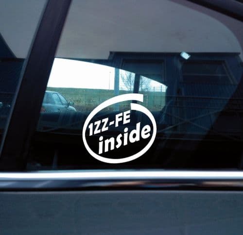 2x 1ZZ-FE inside stickers - for Toyota Celica vvti 7th gen | MR2 Roadster P49