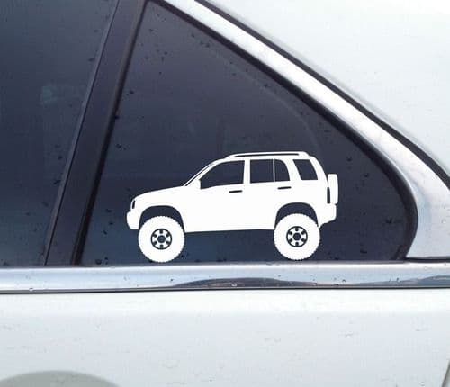 2X Lifted 4x4 stickers for Suzuki Grand Vitara 2nd gen FT 5-DOOR 1998–2005 T86