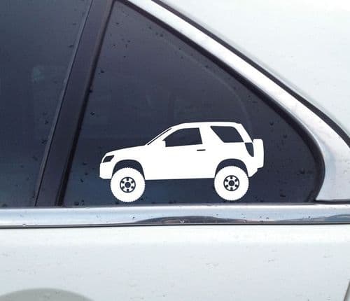 2X Lifted 4x4 stickers - for Suzuki Grand Vitara 3rd gen JT 3-DOOR 2005-2015 T05