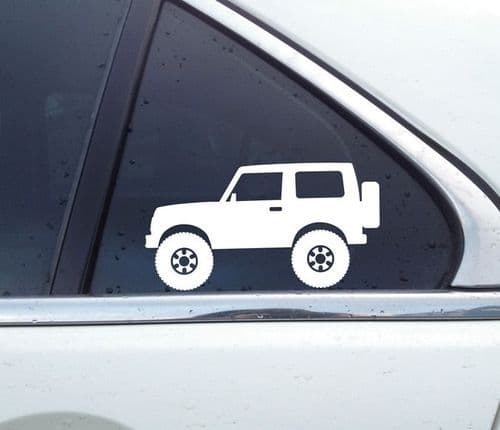 2X Lifted 4x4 truck stickers for Suzuki Samurai JIMNY SJ40 CLASSIC 2ND GEN T89