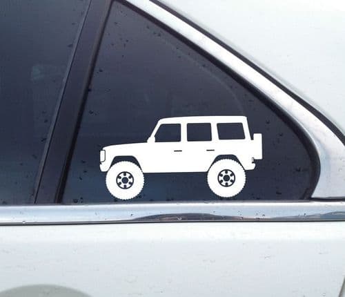 2X Lifted offroad stickers - for Mercedes G-Class G Wagen,Geländewagen w463 T171