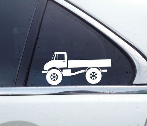 2X Lifted offroad stickers - for Mercedes Unimog 416 pickup classic T172