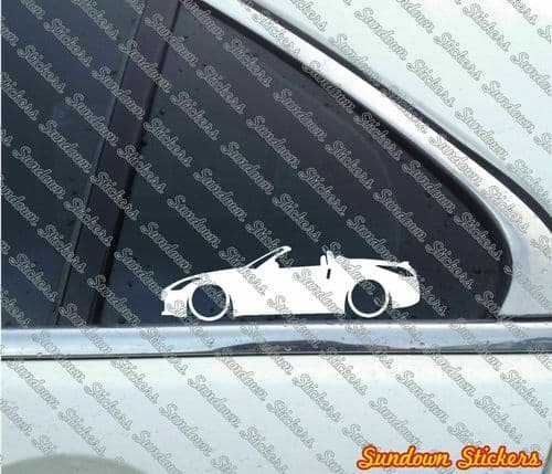 2X Lowered car JDM stickers -for Nissan 350Z / fairlady Z (Z33) Roadster L160