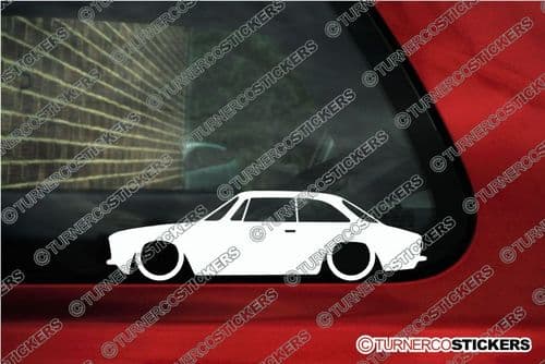 2X Lowered car stickers for Alfa Romeo 105 / 115 GTV Coupe junior Classic L1430