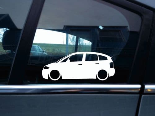 2X Lowered car stickers - for Audi A2 stanced / low L753
