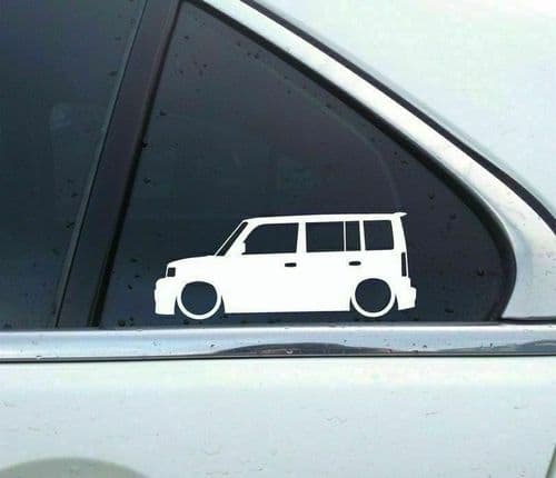 2X Lowered car stickers - for Scion XB (2004-2007) 1st gen L1317