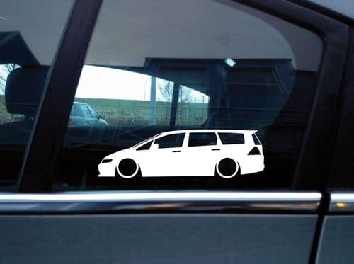 2X Lowered JDM car stickers - for Honda Odyssey RB1 / RB2 3rd gen (2003-2008)
