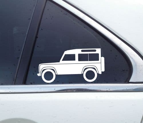 2X offroad 4x4 stickers for Land Rover Defender 90 wagon 4x4 classic L1611