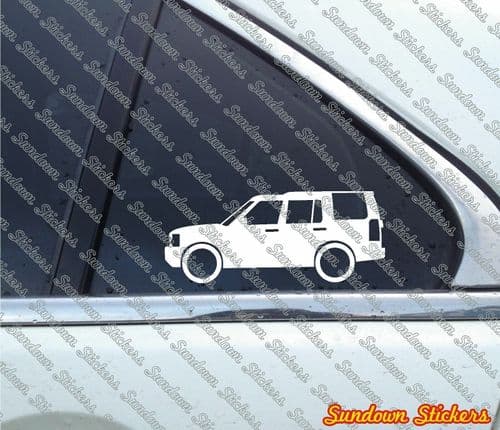 2X offroad 4x4 stickers - for Land Rover Discovery 3 / LR 3 T72