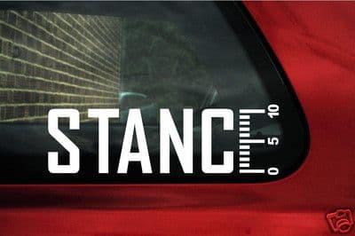 Stance Ruler 2x Stance ruler stickers For LOW vw golf R32 GTi JDM honda Bmw e30 e36