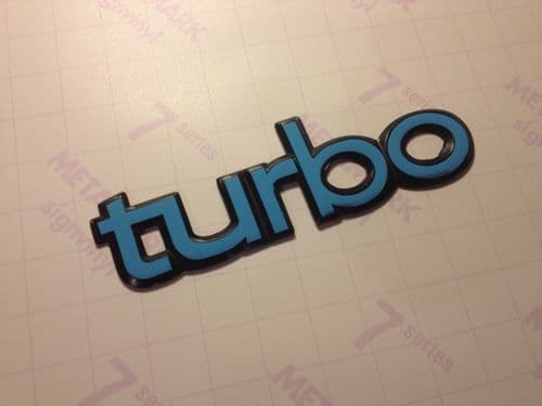 3x saab 900 Turbo badge restoration stickers