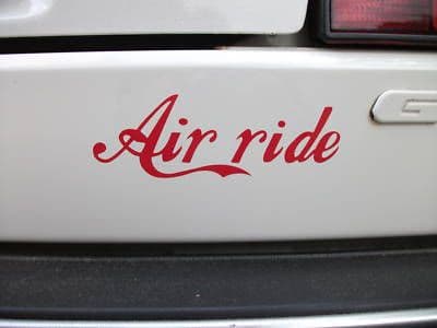 Air ride Sticker ideal For vw golf Passat Polo Lupo Corrado Scirocco ...