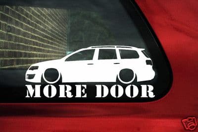 Aufkleber VW Passat R36 TDi B6 More Door Sticker Autoaufkleber Weiss ...