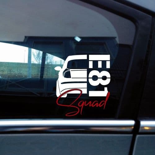 E81 Squad sticker for lowered BMW 1-series E81 3-Door 120i ,135i 125 stanced Q53