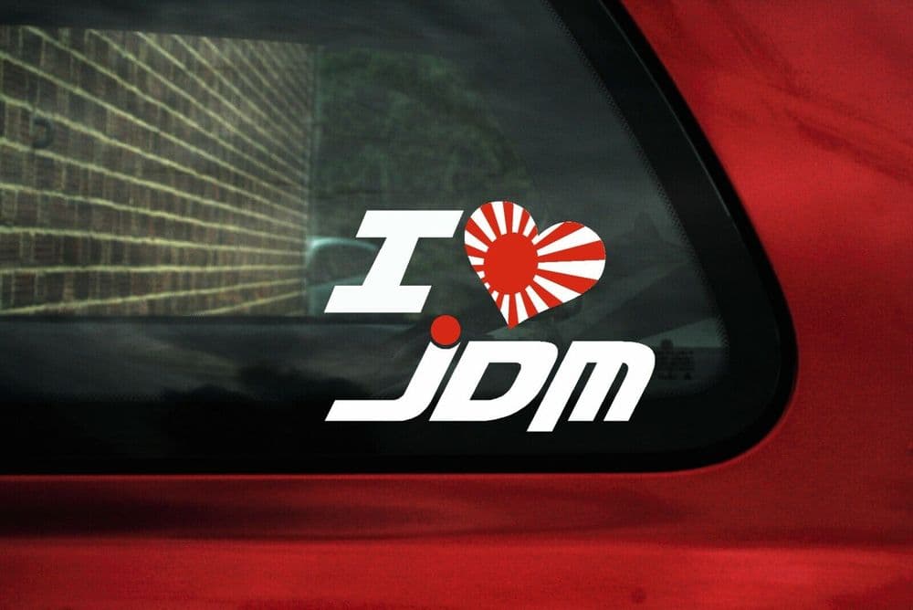 Run JDM jap, japanese car sticker / decal , RUN DMC
