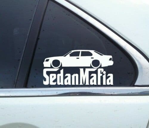 Lowered jdm SEDAN MAFIA sticker - for Lexus LS 400 (1997-2000) B48