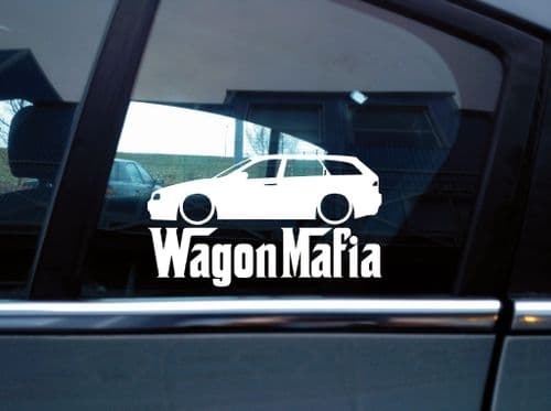 Lowered WAGON MAFIA sticker -for Alfa Romeo 156 sportwagon | W44