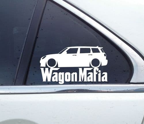 Lowered WAGON MAFIA sticker for Mini Clubman Cooper F54 (2015-)
