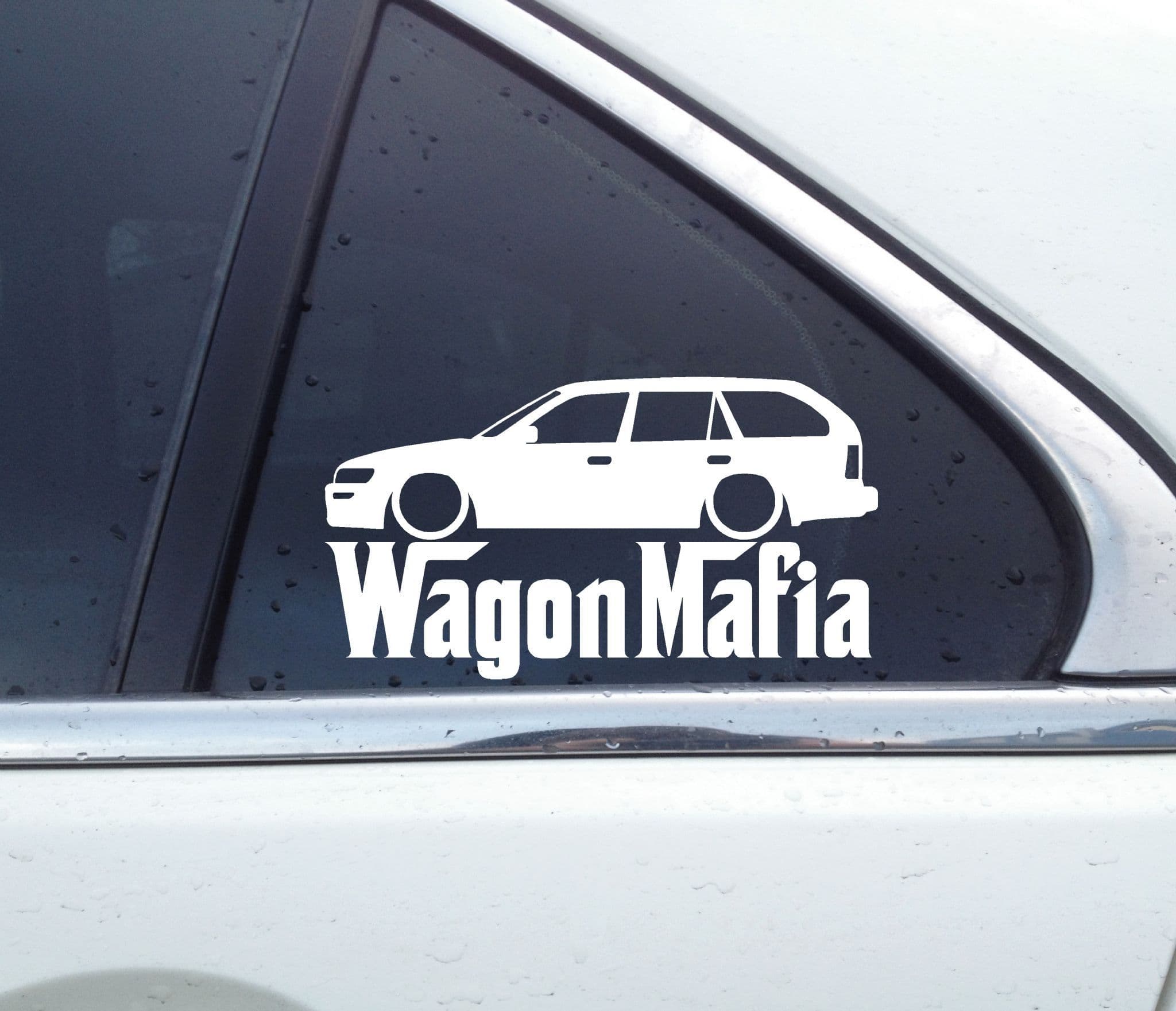 "Wagon Mafia" Vinyl Decal Sticker - JDM Drift Style For Car Window, Hood, Or Bumper