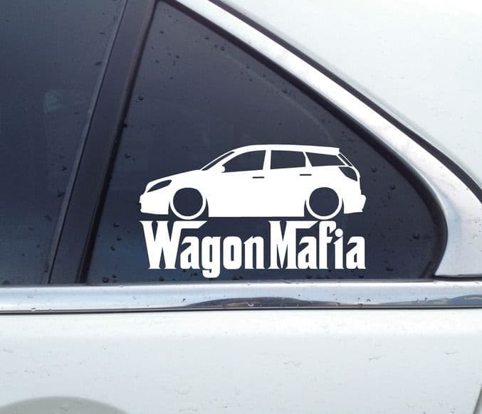 Lowered WAGON MAFIA sticker -for Toyota Toyota Matrix E130 2003-2008 W39