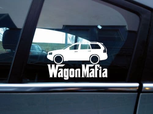 Lowered WAGON MAFIA sticker - for Volvo XC90 (1st gen 2002-2014) SUV W37