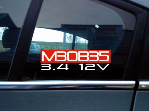 M30B35 3.4 12v sticker for BMW e34 535i / e32 735i | Classic C16